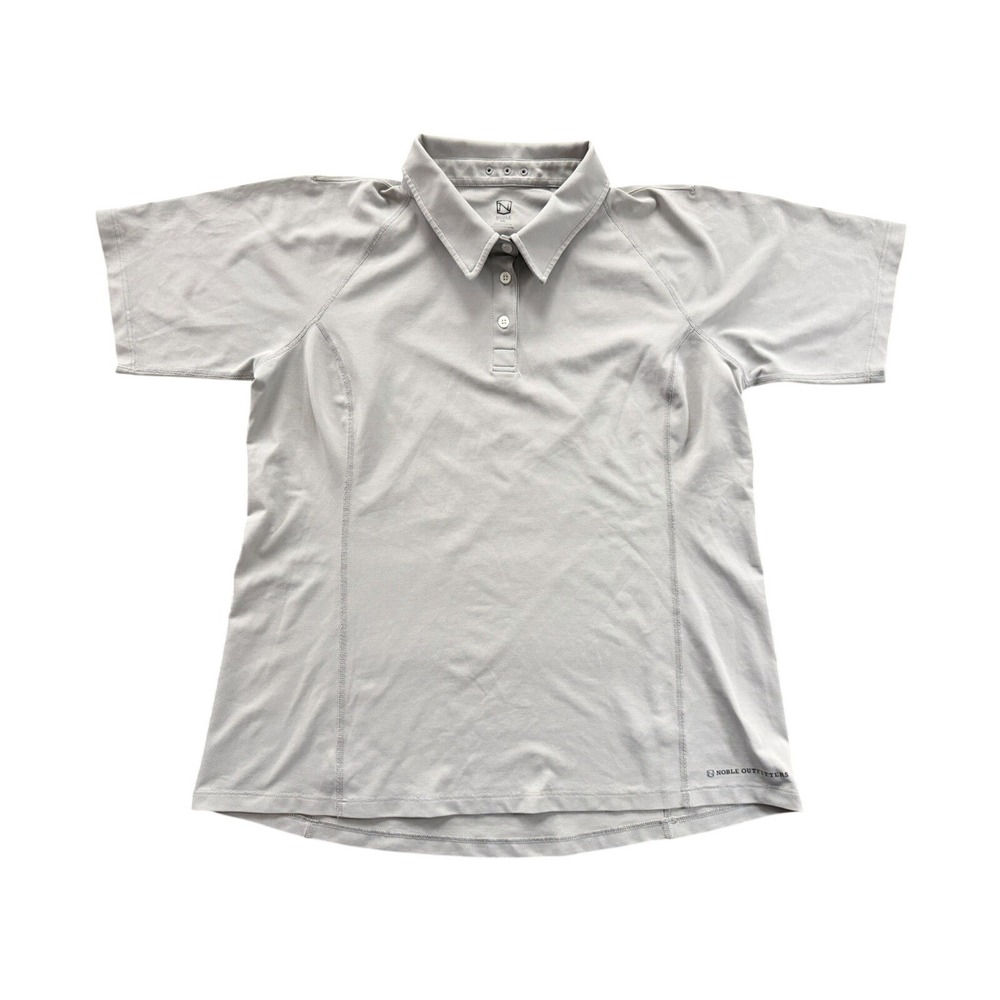 Noble Outfitters Women's XXL Taupe/Gray Short Sleeve Performance Polo | SKU 0030